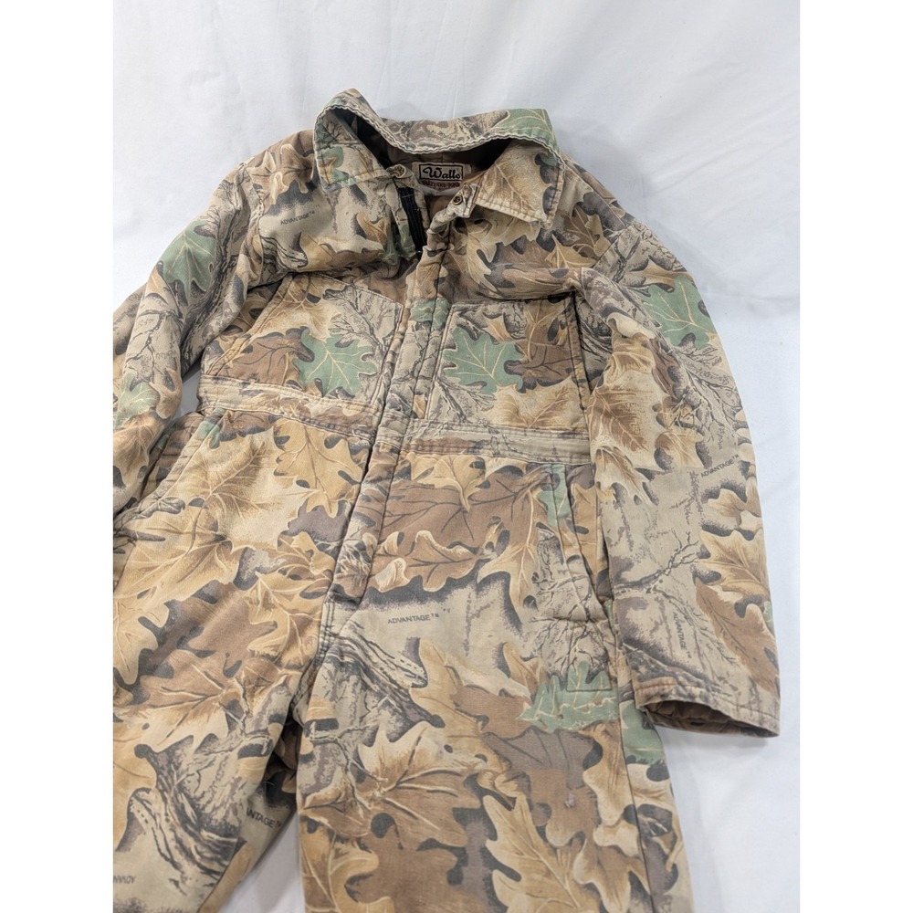 Walls Blizzard-Pruf Camo Insulated Coveralls USA Made Thinsulate Hunting Med Reg